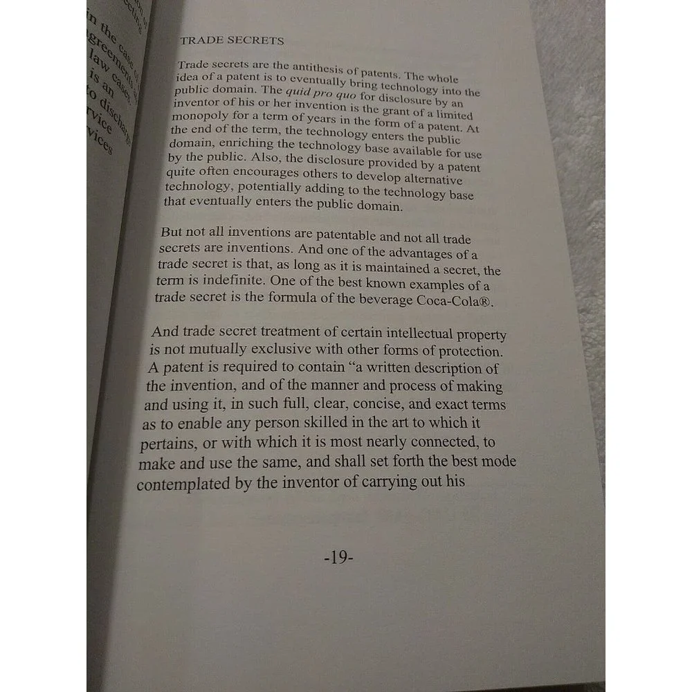 A Business Executive's Guide To Intellectual Property Like New C. Lamont Whitham